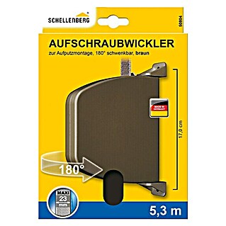 Schellenberg Aufschraubwickler Maxi (Aufputz, Gurtbreite: 23 mm, Lochabstand: 170 mm)