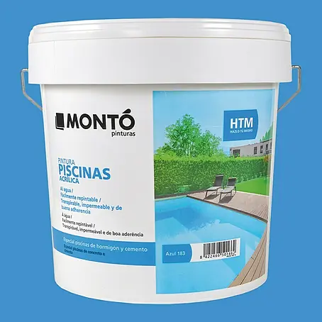 Montó  Pintura para piscinas al agua HTM