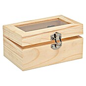 Holzbox mit Acrylglaseinsatz (15 x 10 x 8 cm, Holz)