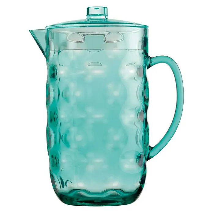 Marine Business Moon Jarra - Plástico, Azul Acqua - Jarra de plástico turquesa con tapa y asa, ideal para refrescos de verano.