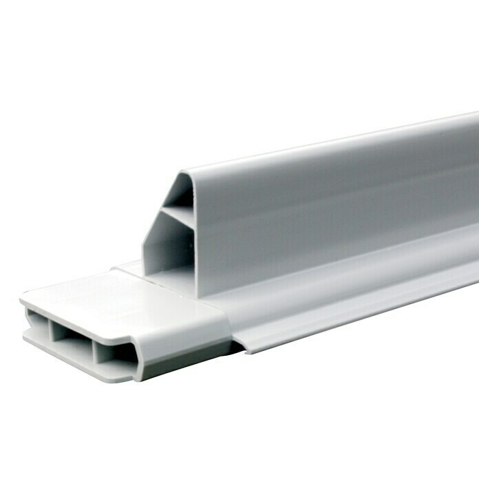 Schellenberg Winkelendleiste (Länge: 150 cm, Geeignet für: Rollladen-Maxi-Systeme, Weiß)