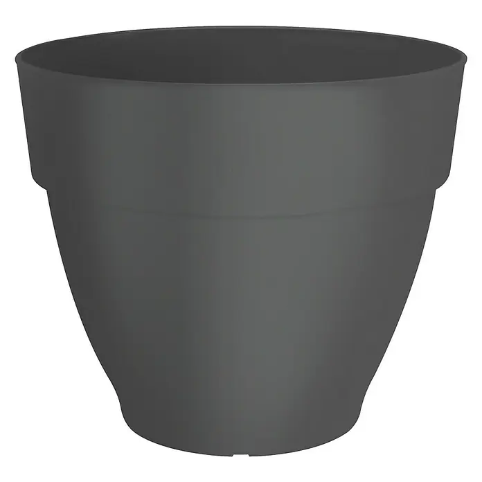 Elho Vibia Campana Maceta para planta Vibia Campana - Dimensiones externas (Ø x Al): 47 x 40,4 cm, Plástico, Antracita - Maceta de plástico gris oscuro con diseño sencillo para interiores y exteriores. Perfecta para los amantes de las plantas.