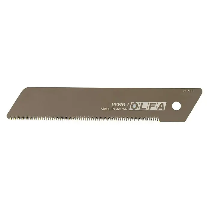 Olfa Sägeklinge HSWB - Gezahnte Schneide, Klingenbreite: 25 mm - OLFA HSWB-1 Sägeblatt: Hochwertiges, robustes Sägeblatt für präzise Schnitte. Ideal für Handwerker und Heimwerker.
