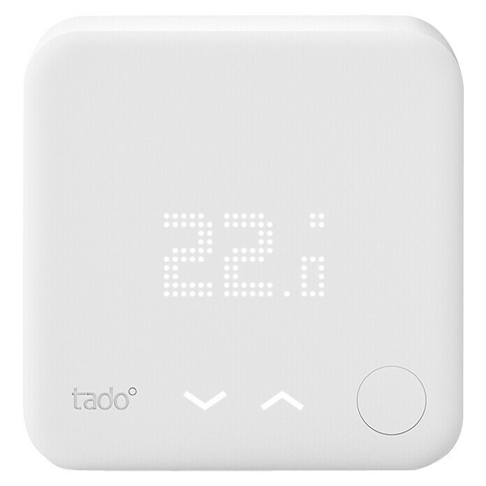 Tado Smartes Thermostat (Verkabelt)Smarte Steuerung: Tado App, LED-Display Front View