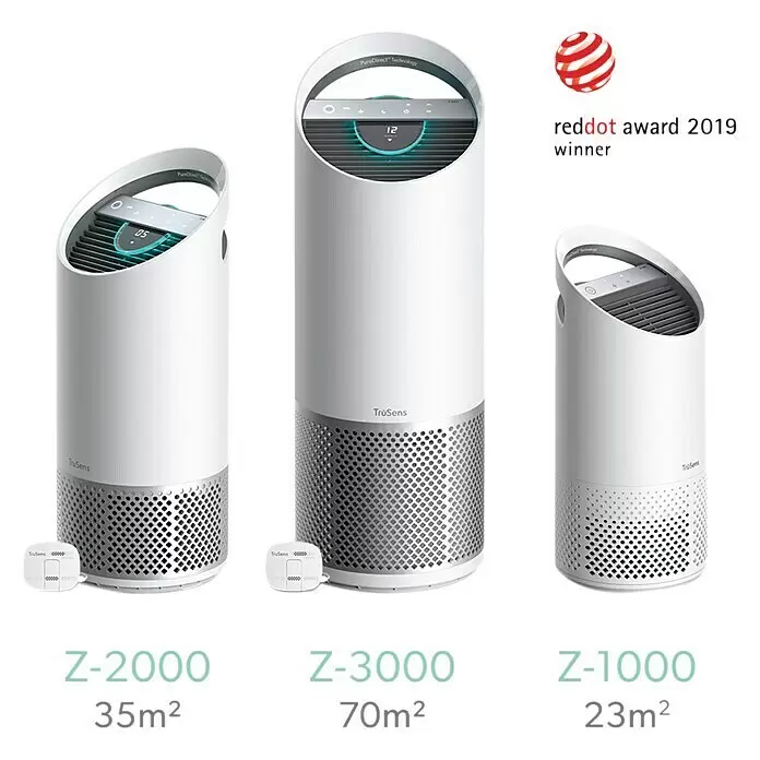 Leitz TruSens Luftreiniger Z-2000Raumgröße: 0 m² - 35 m², SensorPod Luftqualitätsmesser
