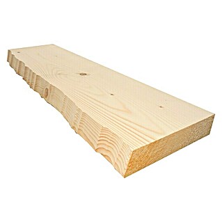 Tablero de madera maciza Tarugo (Abeto rojo, 100 cm x 25 cm x 50 mm)