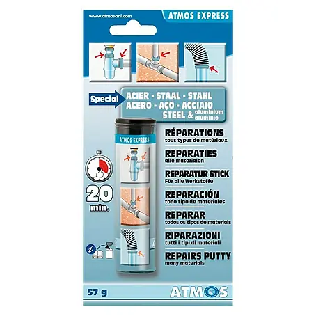 Atmos  Masilla para reparación especial acero