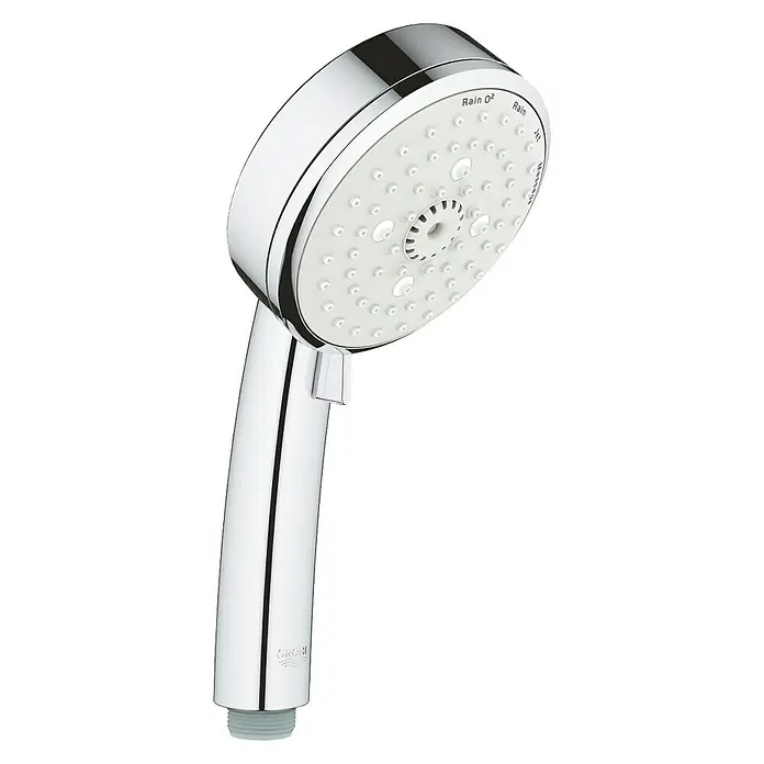Grohe Tempesta Cosmopolitan 100 Handbrause - Anzahl Funktionen: 4 Stk., 9,5 l/min, Chrom - Glänzender Grohe Duschkopf mit verschiedenen Strahlarten für ein entspannendes Duscherlebnis. Hochwertige Verarbeitung und modernes Design.