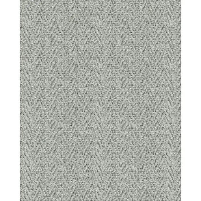 Marburg Loft Vliestapete Fischgrät-Textilstruktur - Grau, Grafisch, 10,05 x 0,53 m - Grauer Teppich mit Fischgrätmuster.