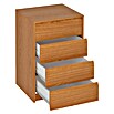 Cómoda K-762 (L x An x Al: 45 x 50 x 73,4 cm, Roble, Número de cajones: 4)