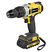 PowerPlus Taladro atornillador percutor de batería (20 V, 1 batería, 2 Ah, 60 Nm) | BAUHAUS