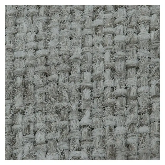 Sunfun Hannah Rückenkissen rechts - Passend für: Sunfun Hannah 2-Sitzer Loungesofa - Nahaufnahme eines grauen Stoffes mit deutlicher Webstruktur, ideal für Möbelpolsterung oder textile Projekte.