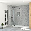 Aurlane Duschwand Walk In Essential (Schwarz) | BAUHAUS