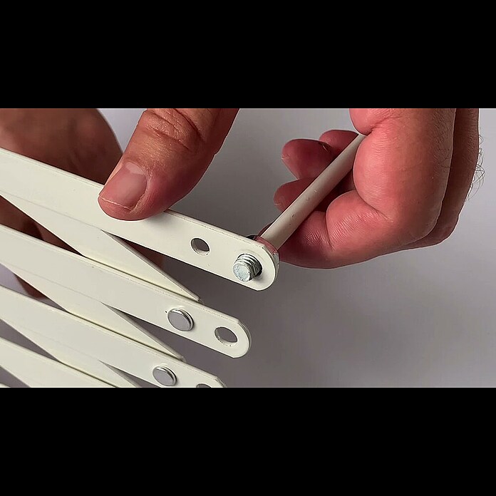 Tendedero de pared extensible (Longitud cuerda de tender: m, 140