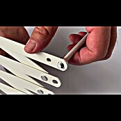 Tendedero de pared extensible (Longitud cuerda de tender: 7 m, Ancho: 140 cm, Blanco) | BAUHAUS