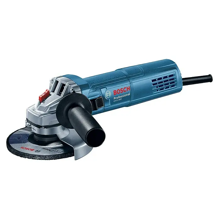 Bosch Professional Amoladora angular eléctrica GWS 880 - 900 W, Diámetro disco: 125 mm, Número de revoluciones de marcha en vacío: 11.000 r.p.m. - Amoladora angular Bosch GWS 880 Professional con disco de corte, ideal para trabajos de metal y corte profesionales.