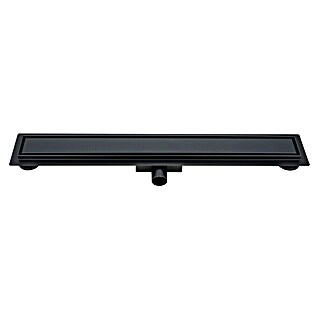 Duschrinne Lech (80 cm, Edelstahl, Schwarz)