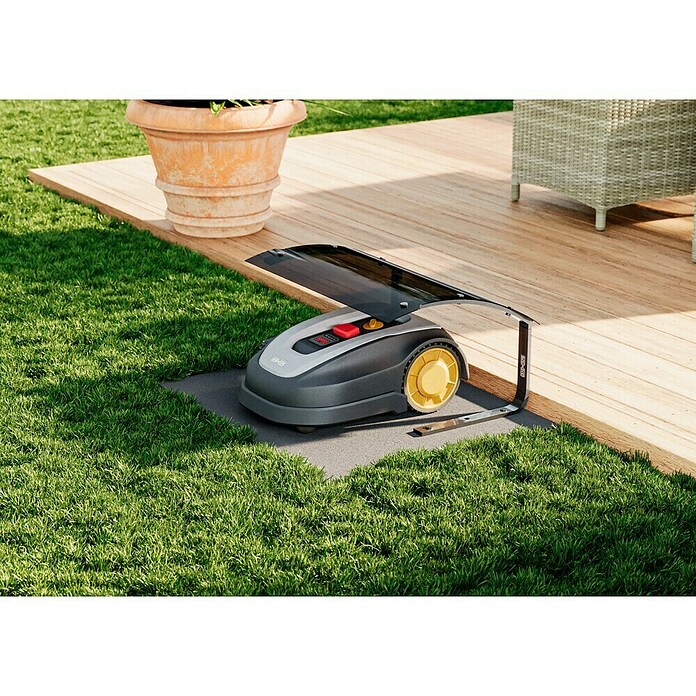 Landxcape Robot cortacésped LX838i (800 m², Ancho de corte: 18 cm, Navegación por inducción, Cable de antena) | BAUHAUS