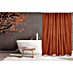 Venus Cortina de baño textil Terracota 