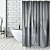 Venus Cortina de baño textil Charcoal 