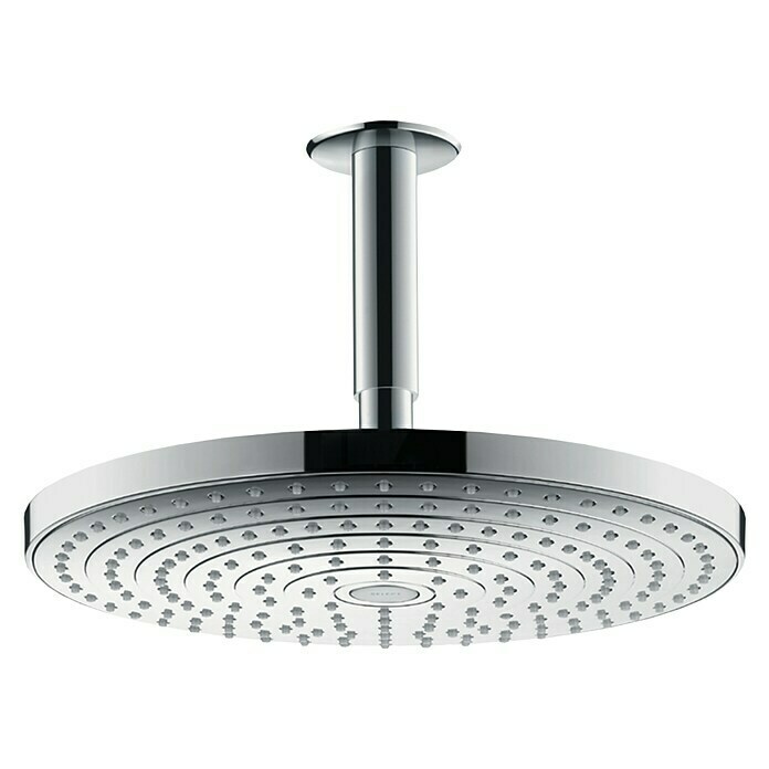 Hansgrohe Kopfbrausen-Set Raindance Select S 300Durchmesser: 30 cm, 17 l/min bei 3 bar, Deckenmontage, Chrom Front View