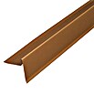 Sarei Windleiste (Zuschnittbreite: 168 mm, 2.000 x 60 x 83 mm, Aluminium, Braun)