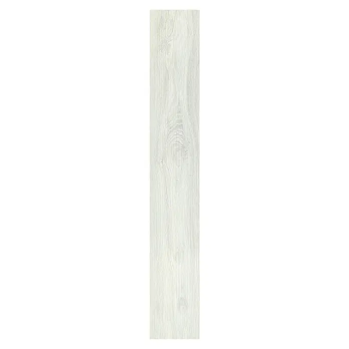 Decolife Vinylboden Comfort - Glacial Oak, Landhausdiele, 1.220 x 185 x 10,5 mm - Nahaufnahme einer einzelnen hellen Holzdielenfliese mit feiner Maserung und natürlicher Optik für Bodenbeläge.