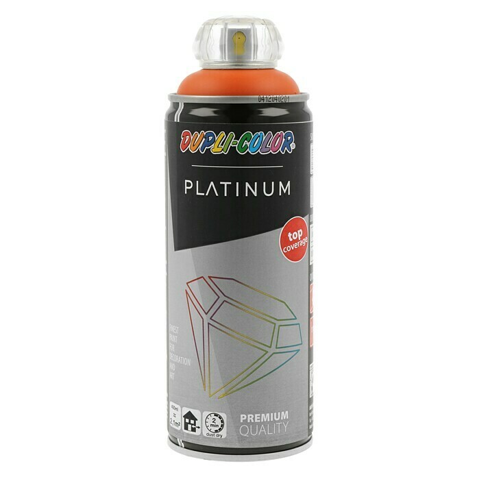 Dupli-Color Platinum Sprej s lakom u boji (Prometno narančasto, Mat poput svile)