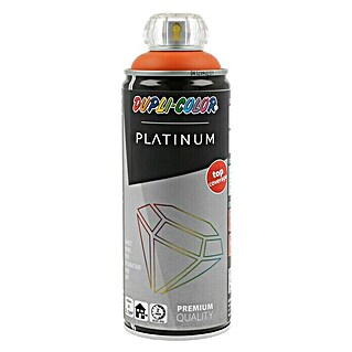 Dupli-Color Platinum Sprej s lakom u boji platinum RAL 2009 (Prometno narančaste boje, 400 ml, Svilenkasti mat)