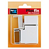 Inofix Plasfix Kit de accesorios para canaleta (Blanco, An x Al: 3 x 1,15 cm, 7 uds.)