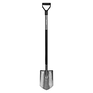 Fiskars Ergonomic Vrtnarska lopata (Delovna širina: 19 cm, Konica, Dolgi ročaj)