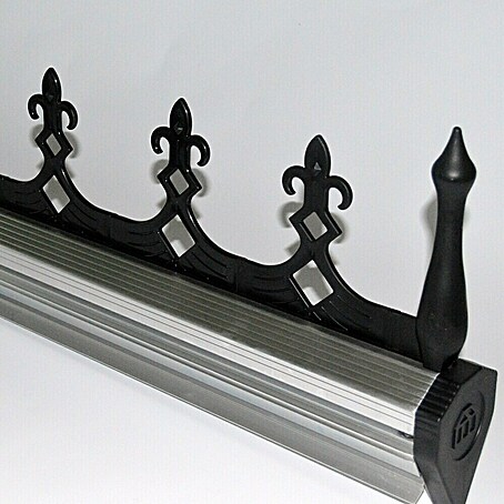 Juliana Gewächshaus-Firstkrone für Juliana Premium (3,68 m x 10 cm, Schwarz)