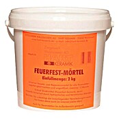Feuerfest- & Schamottmörtel (2 kg, Temperaturbeständigkeit: Kurzzeitig bis 1.200 °C)