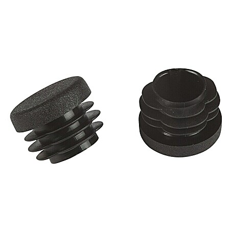 Stabilit Steckgleiter (Durchmesser: 22 mm, Stecken, 4 Stk., Schwarz)