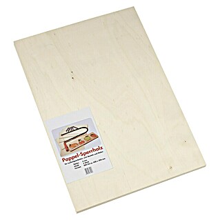 Sperrholz (Pappel, Format A2, 594 x 420 x 4 mm, 5 Stk.)