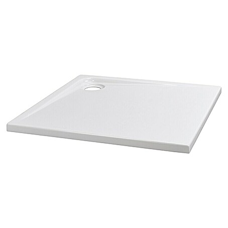 Duschwanne (L x B: 90 x 90 cm, Kunststoff, Weiß, Form Wanne: Quadratisch)