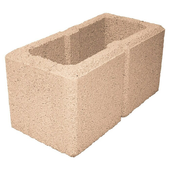 Gartenmauer Ambienta (40 x 20 x 20 cm, Mediterran, Beton)