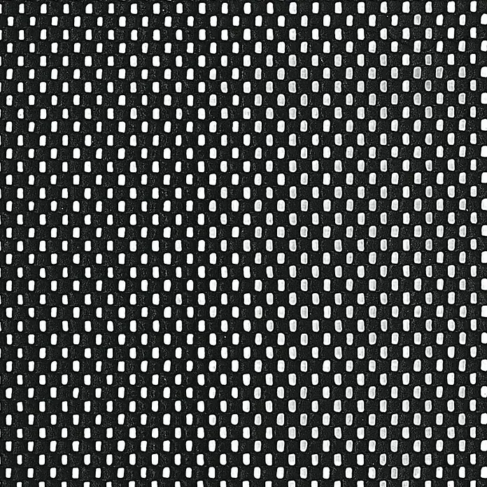 D-c-fix Universalmatte Function - Schwarz, 150 x 30 cm - Schwarzer Netzstoff mit kleinen, weißen Löchern, ideal für atmungsaktive Kleidung oder Sportausrüstung. Die Textur ist gleichmäßig und robust.