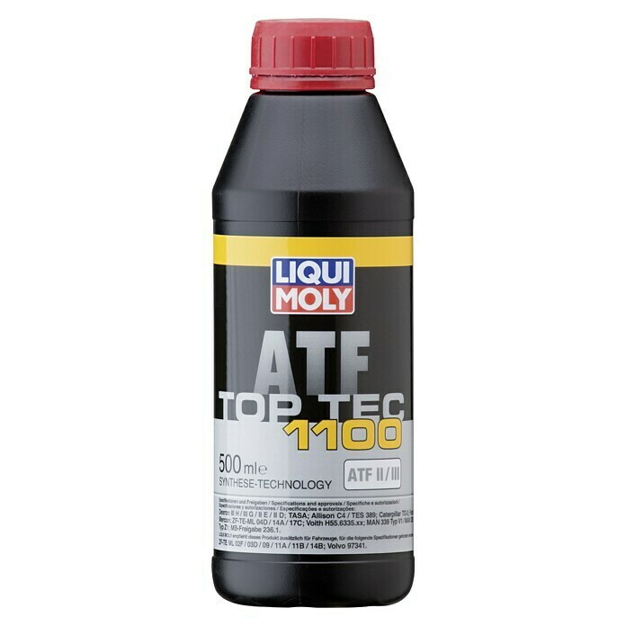 Liqui Moly Getriebeöl Top Tec ATF 11000,5 l Front View