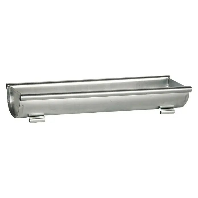 Pflanzrinne - 40 x 15 x 7,5 cm - Rostfreier Futtertrog aus Edelstahl, ideal für die artgerechte Tierfütterung. Langlebig, hygienisch und leicht zu reinigen.