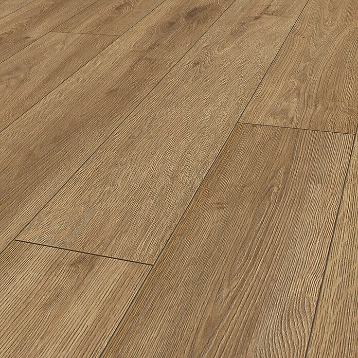 Krono Original Laminat Organic Clever Silent Hillside Oak (1.288 x 195 x 7 mm, Landhausdiele, Hillside Oak) | BAUHAUS