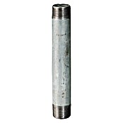 Rohrnippel (1″, Länge: 180 mm, Verzinkt)