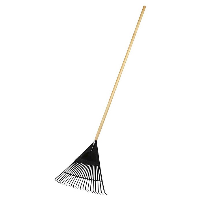 Gardol Fächerbesen (Arbeitsbreite: 55 cm, 22 Zinken, Langstiel)