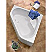 Ottofond Eckbadewanne Tampa (135 x 135 cm, Sanitäracryl, Weiß)