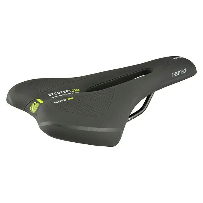 Fischer R.E.Med. Fahrradsattel - Memory-Foam-Einlage, Geeignet für: Mountainbike-Räder - Der r.e.med Fahrradsattel bietet eine bequeme Sitzfläche mit Memory-Foam in der Recovery Zone und guter Unterstützung.