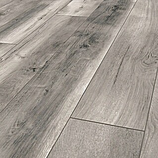 Krono Original Laminatmuster Organic Clever Silent Blackwater Oak (297 x 195 x 7 mm, Landhausdiele)