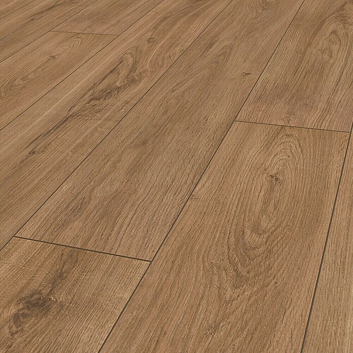 Krono Original Laminat Super Natural Gondola Oak (1.288 x 195 x 8 mm, Landhausdiele, Gondola Oak) | BAUHAUS