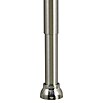 Spirella Duschvorhangstange Kreta (Länge Teleskopstange: 125 cm - 220 cm, Durchmesser: 25 mm, Silber) | BAUHAUS