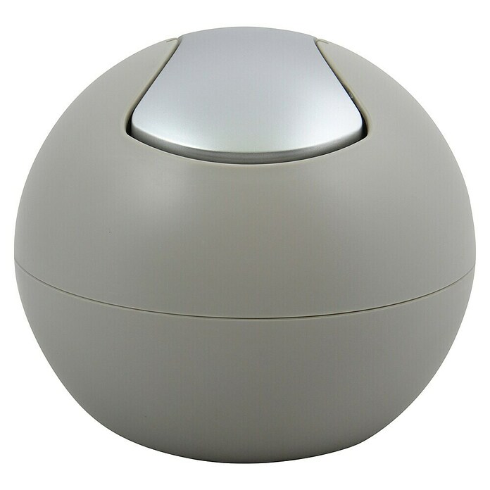 Spirella Standard-Mülleimer Bowl (Ø x H: 16 x 14 cm, 1 l, Taupe matt) | BAUHAUS