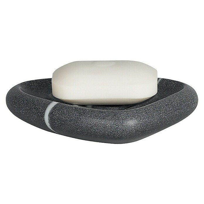 Spirella Seifenschale Etna (Höhe: 3 cm, Polyresin, Grau) | BAUHAUS